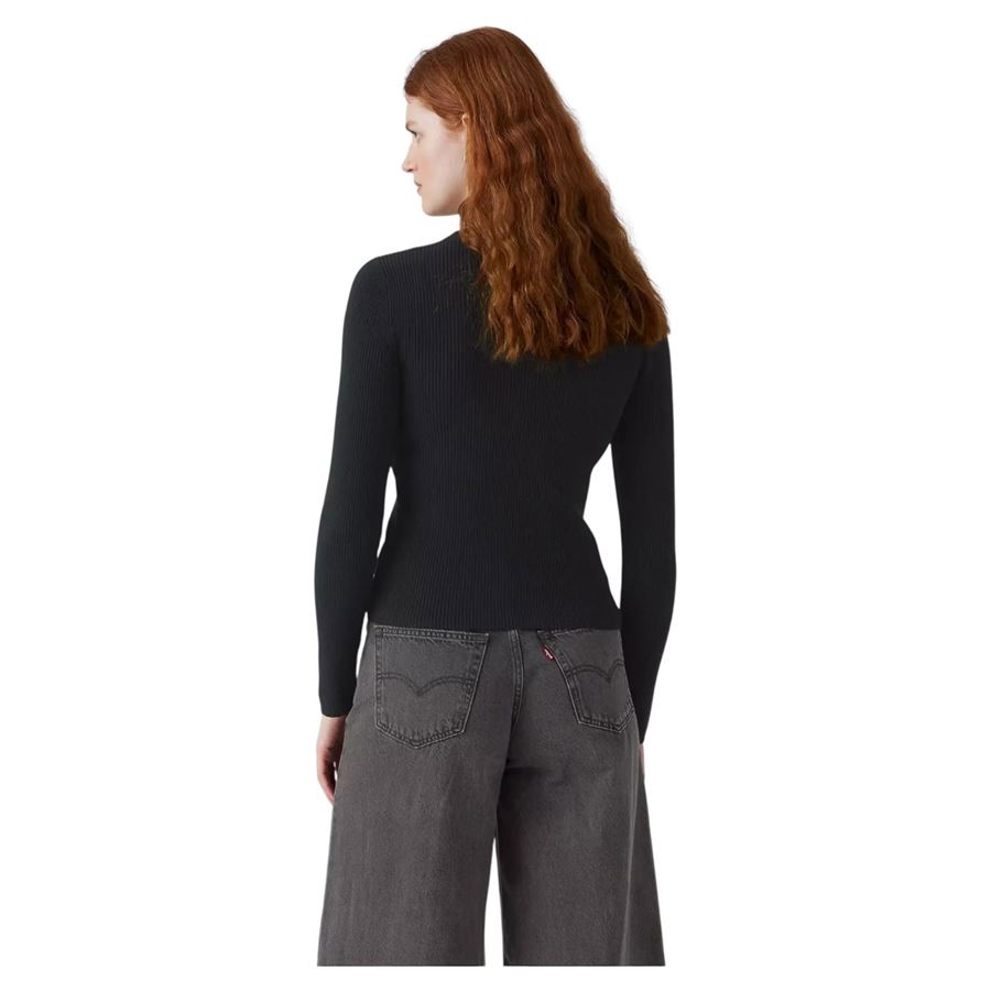 Maglia da donna a girocollo a coste Levis | A0719/0035ANTRAC